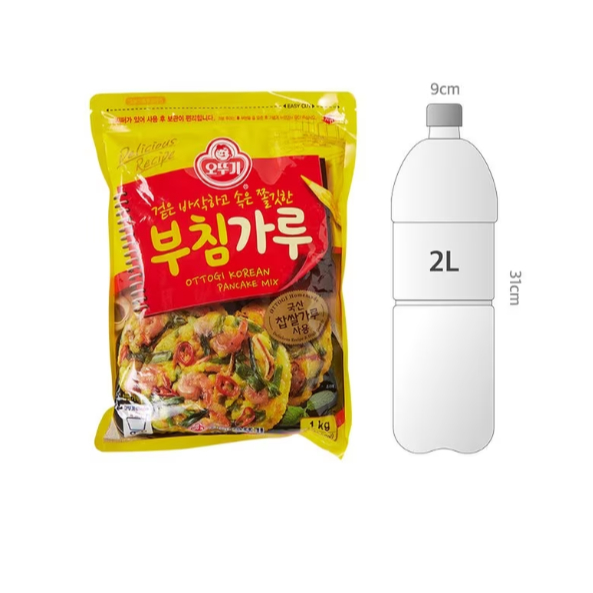 โอโตกิ แป้งชุบทอด Korean Pancake Mix 1kg 부침가루 แป้งทอดกรอบเกาหลี - รูปที่ 5