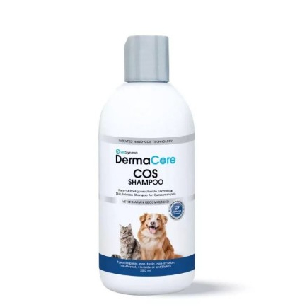 Dermacore COS Shampoo 250ml แชมพูอาบนํ้าประกอบการรักษา โรคผิวหนังติดเชื้อสําหรับสัตว์เลี้ยง
