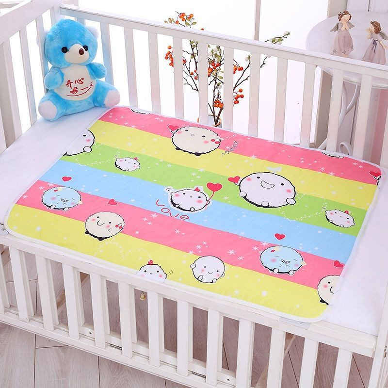 ผ้ารองฉี่ ผ้ารองฉี่เด็ก ผ้ารองกันฉี่ แผ่นรองกันเปื้อน ขนาด50x70CM ผ้ารองเปลี่ยนผ้าอ้อม ผ้าปูรองกันน้ำปัสสาวะ กันน้ำได้ ซ