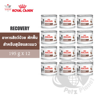 RECOVERY CAN อาหารสำหรับสุนัขและแมวป่วย/พักฟื้น/หลังผ่าตัด ขนาด195กรัม x 12กระป๋อง