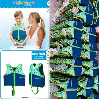 เสื้อชูชีพเด็ก งานแบรนด์แท้ขนาดM-L เด็กอายุ2-6ปี ลอยน้ำดี เล…