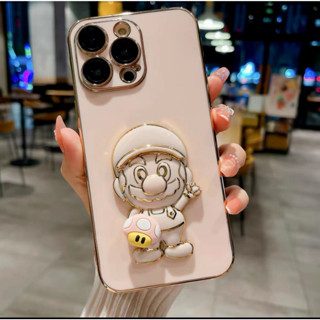 เคส TPU มารีโอ้ ตั้งได้  สำหรับรุ่น ip   i14  pro  max   i13  pro  max   สินค้าพร้อมส่ง ส่งจากประเทศไทย