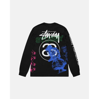 STUSSY TEST STRIKE PIGMENT DYED L/S TEE