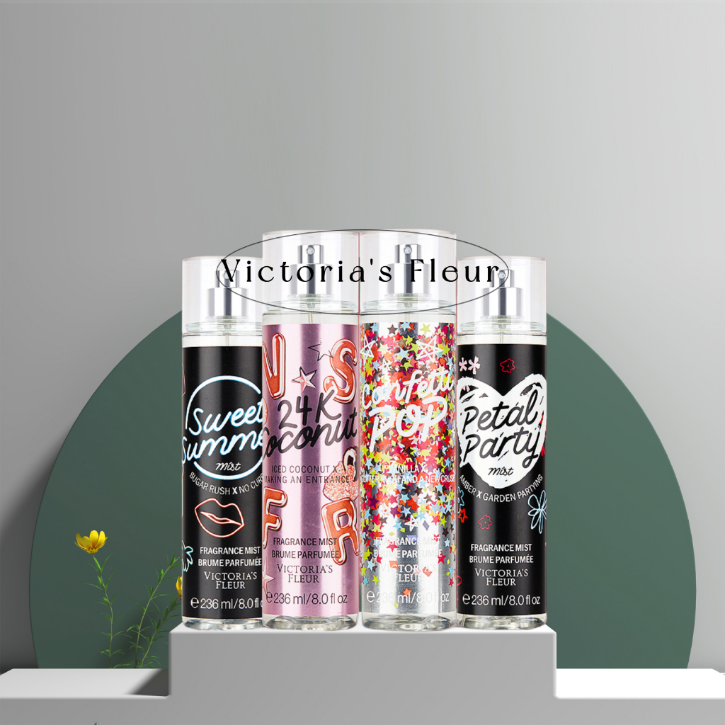 🍋🍑🖤น้ำหอม Victoria's Secret น้ำหอมบอดดี้กลิ่นหอมหวานเซ็กซี่ติดทนนานไม่ฉุน236ml