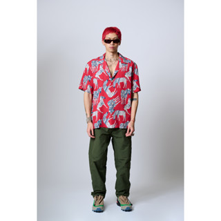 MAKAI เสื้อเชิ้ต เสื้อฮาวาย ผ้าเรยอน รุ่น ZANZIBAR Hawaiian Shirt