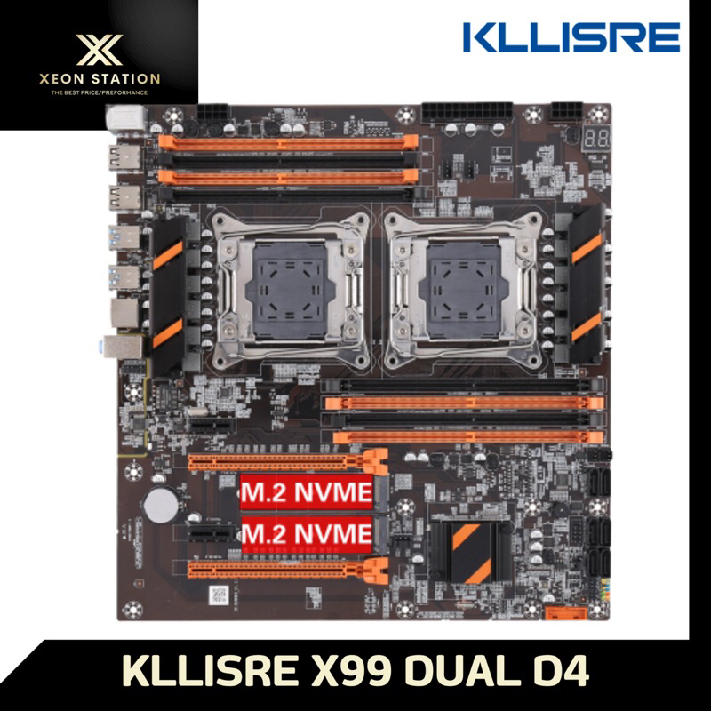 ⭐️ เมนบอร์ด X99 ⭐️ KLLISRE X99 DUAL D4