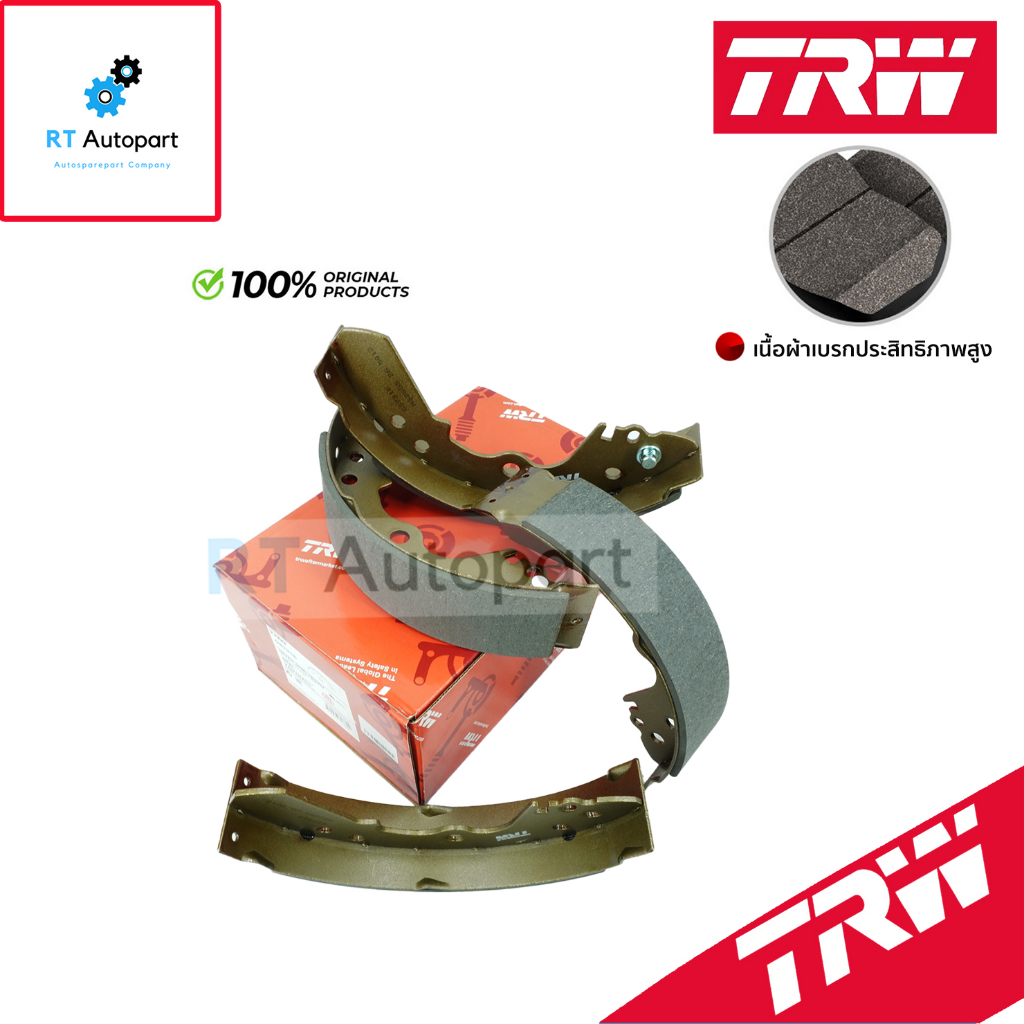TRW ผ้าดรัมเบรคหลัง MG3 MG 3 ปี15-21 / ผ้าเบรค ผ้าเบรค / GS7856