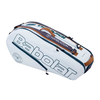 Babolat กระเป๋าเทนนิส RH6 Pure Wimbledon Tennis Bag | White/Grey ( 751218 )