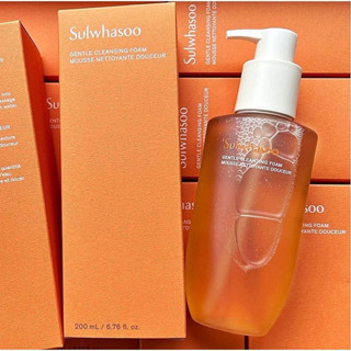 🩵สูตรใหม่ 2023 Sulwhasoo Gentle Cleansing Foam Mousse Nettoyante Douceur 200ml. โฟมล้างหน้าแบบเจล