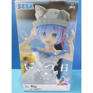 Re zero  Luminasta  Rem  Nyatsu  no  Hi  Figure  ลิขสิทธิ์แท้  100%  มือ 1  Lot.jp