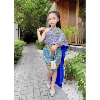 ชุดไทยสไบลูกไม้โจงพิมทอง 🎗️