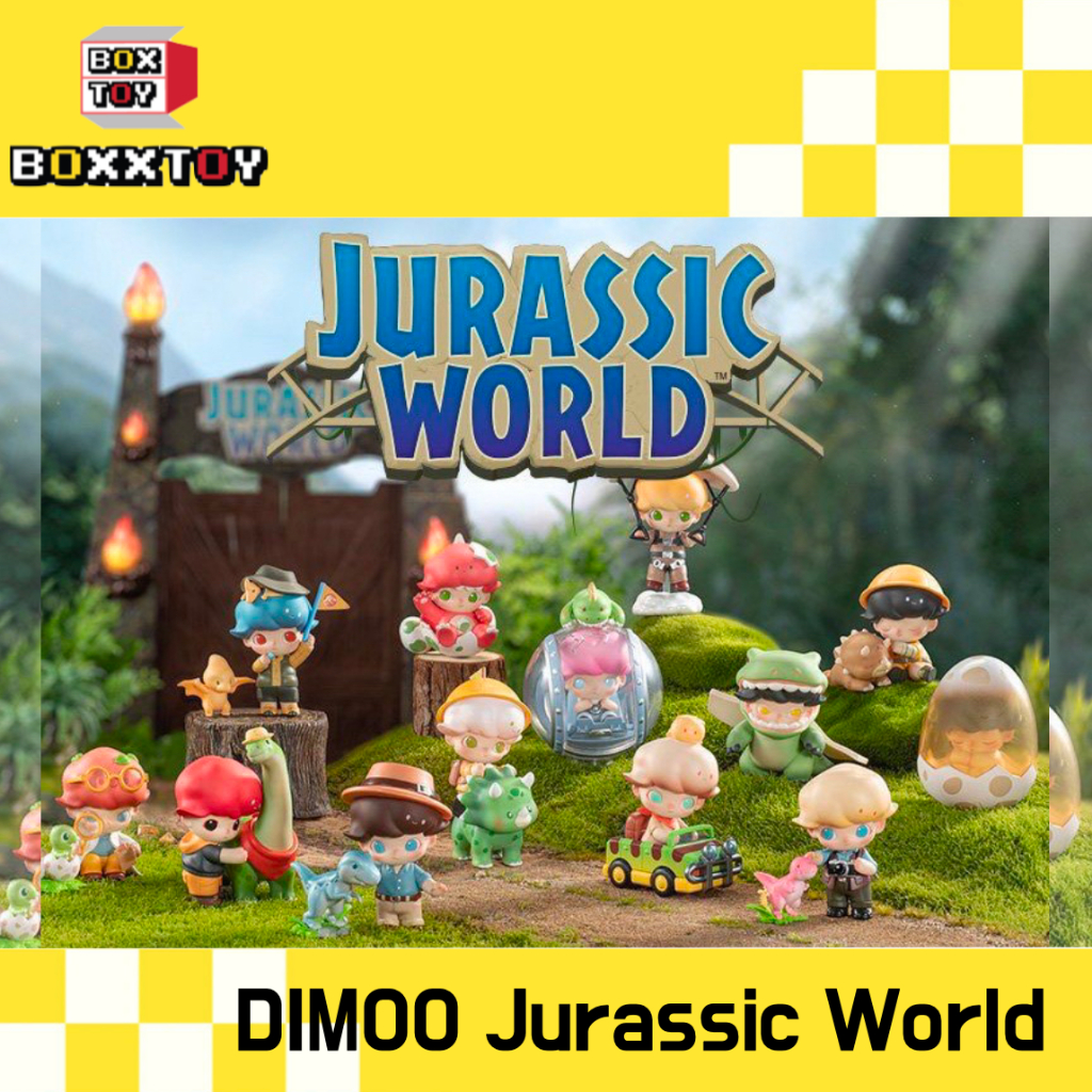 🌈 Dimoo  Jurassic World 🌈  Dimoo  Jurassic World ค่าย popmart blind boxs กล่องสุ่ม art toys Dimoo