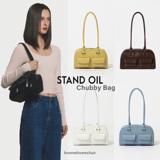 พร้อมส่ง/PRE | Stand oil chubby bag