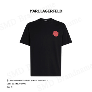 KARL LAGERFELD เสื้อยืดคอกลม รุ่น Mens COSMOS T-SHIRT by KARL LAGERFELD Code: 231M1704