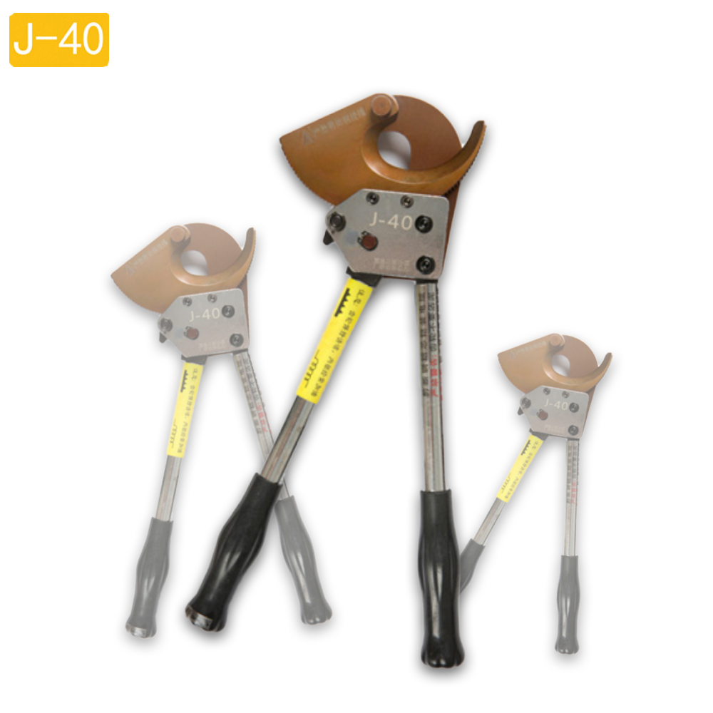 ERORO เครื่องตัดสลักเกลียวสายเคเบิล  สายไฟ สายอลูมิเนียมทองแดง แบบเฟือง รุ่น J40 ราคา ถูกที่สุด ดีลบีเคเค แกลเลอรีภาพที่ 2