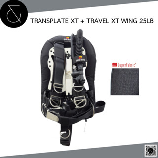 DIVE RITE - บีซีดี Dive Rite TransPlate XT Travel เพลทแสตนเลส วิง Superfabric 25lb