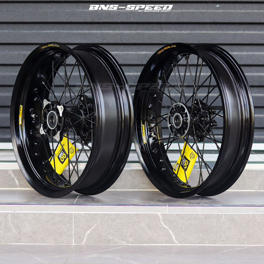 ชุดล้อโมตาด Bartubeless CRF250/300L M RALLY (ไม่ใช้ยางใน *ใส่ ABS ได้*) สามารถติดตั้งยางได้ถ้าซื้อพร้อมยางนอก