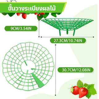 เสาสตรอเบอร์รี่ ระเบียงผลไม้ สําหรับปลูกต้นไม้ ระเบียง 1 ชิ้น