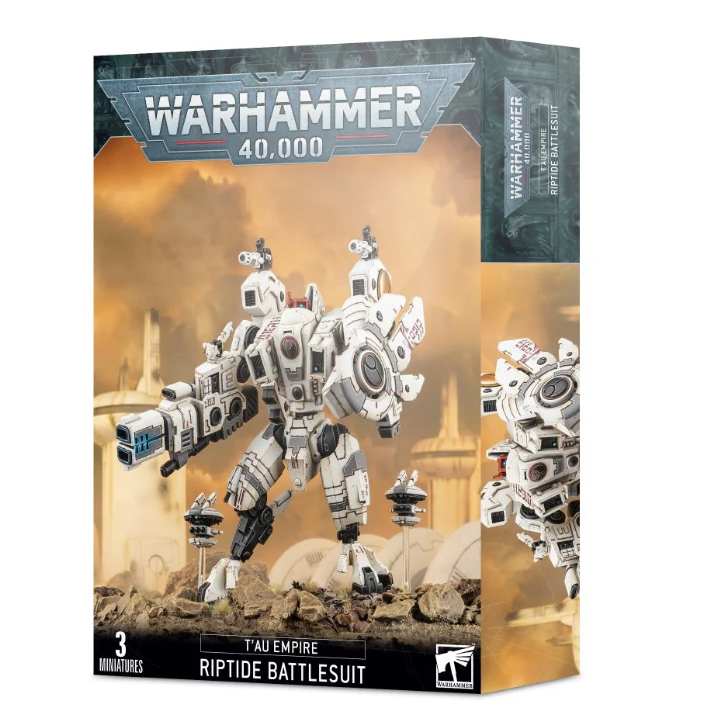 [200B พร้อมส่ง] WARHAMMER 40K: T'AU EMPIRE: XV104 RIPTIDE BATTLESUIT โมเดลเกมสนามจำลอง