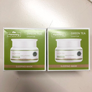 Plantnery Green Tea Sleeping Mask 50g แพลนท์เนอรี่ สลีปปิ้งมาสก์ สลีปปิ้งมาส์ก