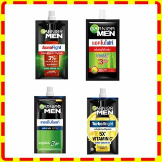 ( 1 ซอง) garnier men เซรั่ม เจล  การ์นิเย่ เมน 7 มล