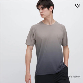 แท้ 💯% Uniqlo เสื้อยืด DRY-EX คอกลม แขนสั้น (Light) (ชาย/หญิง)