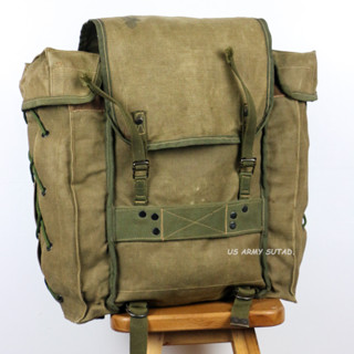 กระเป๋าเป้ สะพายหลัง Vintage Italian Military1930’s Alpine Mountain BackPack ของทหารอิตาลี งานเก่า 1930’s