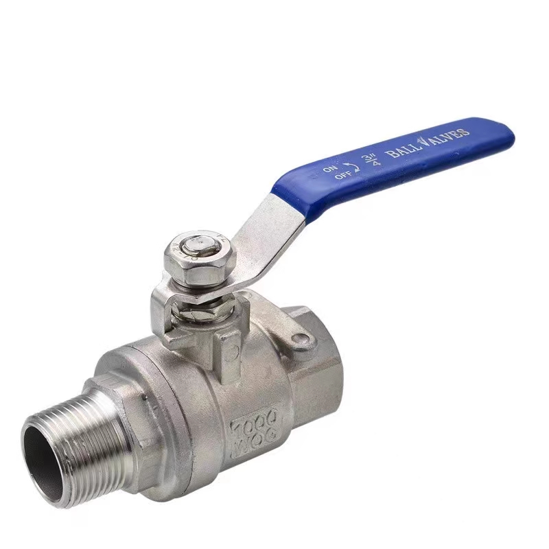 304 ''ลวดภายในสองชิ้น + บอลวาล์วลวดด้านนอก สแตนเลสStainless Ball Valv
