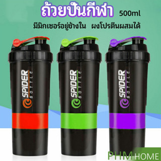 แก้วชงเวย์ ขวดน้ำฟิตเนส  sports shaker cup