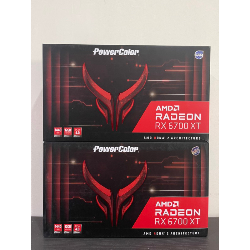 VGA (การ์ดแสดงผล) POWER COLOR RED DEVIL AMD RADEON RX 6700XT 12GB GDDR6  (มือสอง) ประกันร้าน 1เดือน