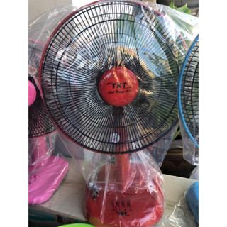 พัดลม TKT 12 , 14 , 16 นิ้ว รับประกันมอเตอร์ 1 ปี สีสวยสดใส ป้องกันไฟฟ้าลัดวงจร