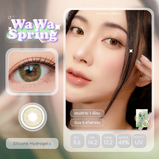 Nanalens/Sisse Lens รุ่น WaWa สี Spring คอนแทคเลนส์รายเดือน