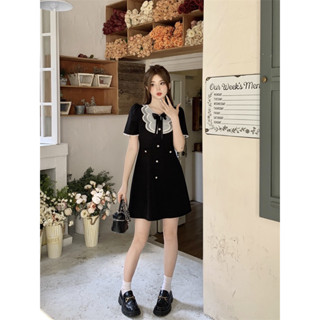 ⚡️เดรสสีดำสุดcute Dress ทำงานราคาถูก