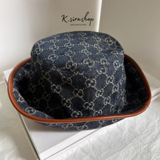 [ส่งฟรี] New Gucci Bucket Hat Denim