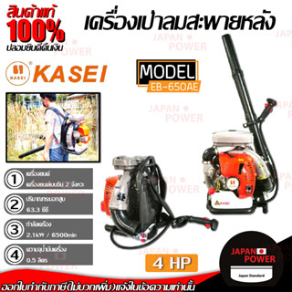 KASEI เครื่องเป่าลมสะพายหลัง รุ่น EB650AE EB500E EBV260A