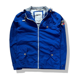 Tommy Hilfiger Blues Hooded Jacket รอบอก 40”