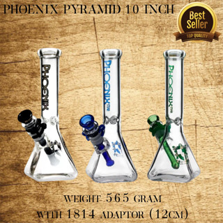 แจกันแก้ว Phoenix Pyramid 10 Inch 5mm