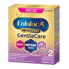 นมผงเอนฟาแล็คเอพลัสมายด์โปร เจนเทิลแคร์ สูตร 2 ขนาด 475 กรัม Enfalac A+ Mindpro Gentle Care 2 475 g