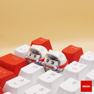 Keycaps คีย์แคป น้องแมว อวกาศ งาน Handmade Keycap