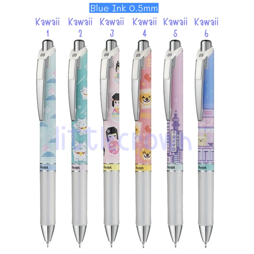 ( เพิ่มลายใหม่ ปี 2025 ) ปากกาเจล Pentel Energel Collection 0.5mm พร้อมส่ง