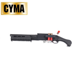 CYMA 357M BK FULL METAL Shotgun spring แถมลูกบีบี ~ 1,000 นัด เป้ากระดาษ