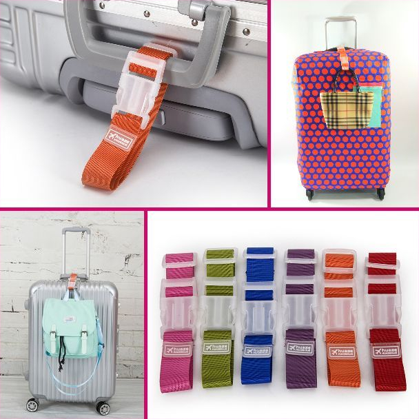 👜สายคล้องกระเป๋าปลดล๊อคง่าย แขวนเสริมกระเป๋าเดินทางปลดเร็ว เสริมราวรถเข็นเด็ก รถ เรือ 💼  ตะขออเนกประสงค์