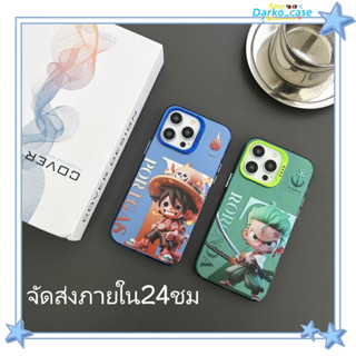 🎈จัดส่งภายใน24ชม🎈เคส for iPhone 11 14 Pro Max Case for iPhone 12 13 ป้องกันการตก การป้องกัน วันพีชโซโลรุ่นมินิ น่าสนใจ