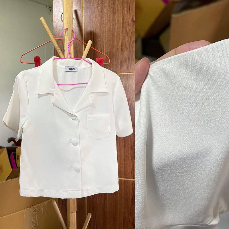 Fond เสื้อเชิ้ตแขนสั้น