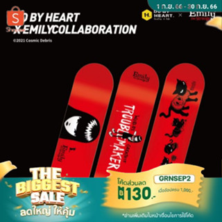 Do By Heart X Emily The Strange Skateboard Deck แผ่นสเก็ตบอร์ด DBH แผ่นสเก็ตบอร์ดเปล่า พร้อมส่ง