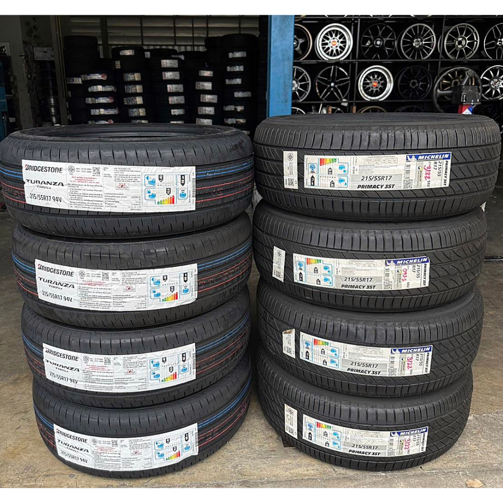 🔴 ยาง "#มิชลิน" Michelin Primacy 3 ST ผลิตไทย 🇹🇭🇹🇭 - 215/55R17 ปี 22