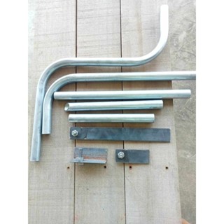 ชุดติดตั้งพ่วงข้างเหล็กกัลวาไนซ์6หุนครบชุดพร้อมน๊อตติดตั้งได…