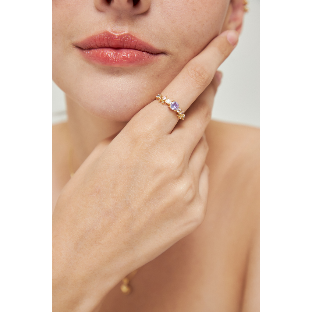 Lapaire | Pebbie and tuffie ring แหวน แหวนปรับขนาดได้ - รูปที่ 3