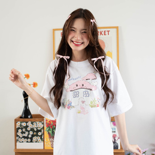 MOST 🍄 เสื้อ Oversize ลาย Good Haus ผ้า Super Soft  | OVS