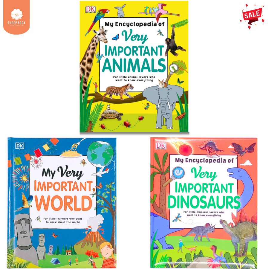 Children’s Books 389 บาท ความรู้ทั่วไป Children’s Encyclopedia:Dinosaurs/World/Animals เล่มหนา #Sheepbooksheepbook พร้อมส่ง Books & Magazines